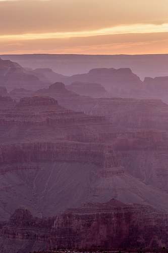 grand canyon brown mountains under sunset sunset